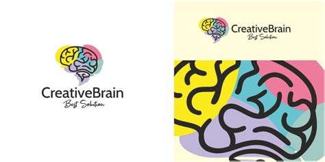 Creative Brain Logo by MaraDesign | Codester