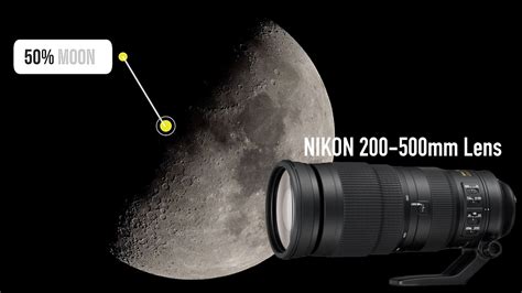 ZOOM TEST with Nikon AF-S Nikkor 200-500MM F/5.6E ED VR Lens | MOON - YouTube