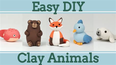 Polymer Clay Animals Tutorial