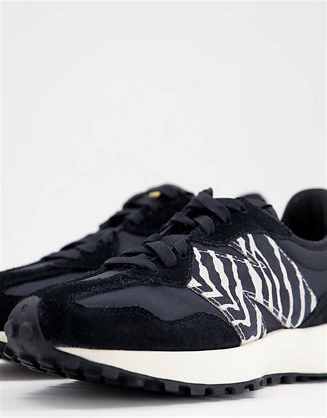 New Balance 327 Animal Sneakers In Black And Zebra Exclusive To *ASOS ...