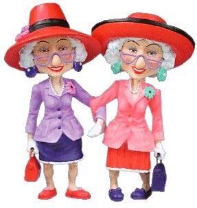 Red Hat Ladies Best Friends | Old lady cartoon, Red hats, Red hat ladies