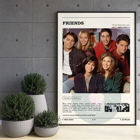 Friends Tv Show Poster / Friends Poster / Tv Show Print / Tv - Etsy