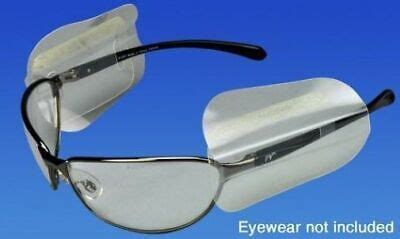 Eyeglasses Side Shields, Clear, Dynamic Rigid Plastic Protect | eBay