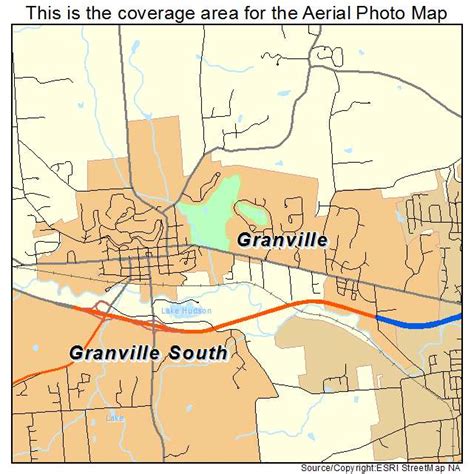 Aerial Photography Map of Granville, OH Ohio