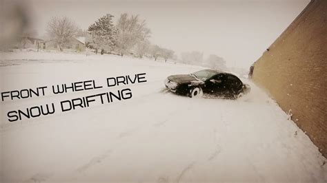 FRONT WHEEL DRIVE SNOW DRIFTING - YouTube