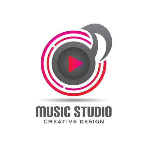 music studio logo 8111008 Vector Art at Vecteezy