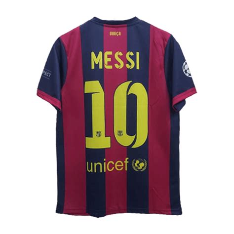 Messi Barcelona 2014-15 Home Jersey | Retro collection - Cyberried Store