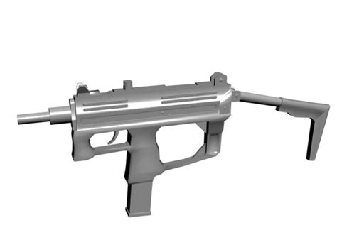 3d ruger mp9 submachine gun