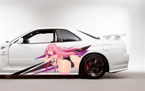 Anime Girl Sexy Vinyl Decal Livery Car Digital Download | Etsy