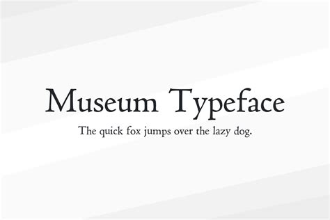 Museum Typeface Font - Download Free - JustFreeFonts.com