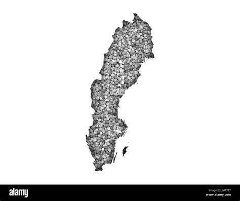 Map of Sweden Stock Photo - Alamy