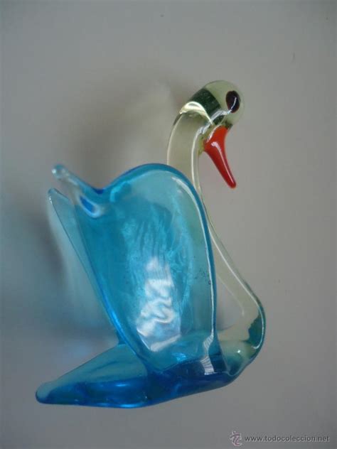 antiguo cisne de cristal 5,2 cm cristal de mura - Comprar Cristal y ...