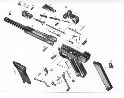 Hunting Sporting Goods Erma Luger .22 Firing Pin Spring Guide #Z-251 ...