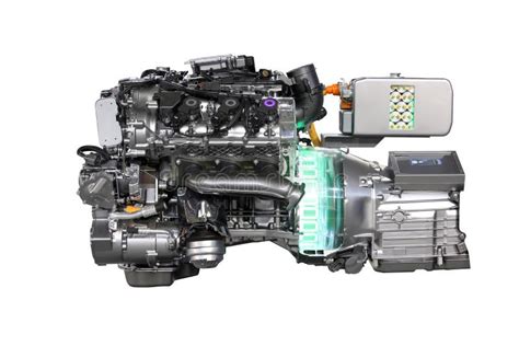 V6 car hybrid engine stock photo. Image of diesel, automobile - 33385756