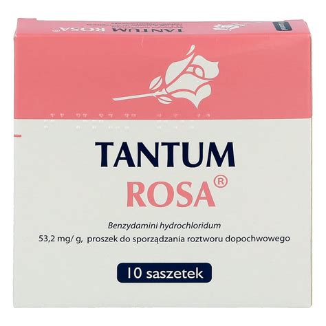 Tantum Rosa saszetki, proszek do sporządzenia roztworu dopochwowego - Apo-Discounter.pl