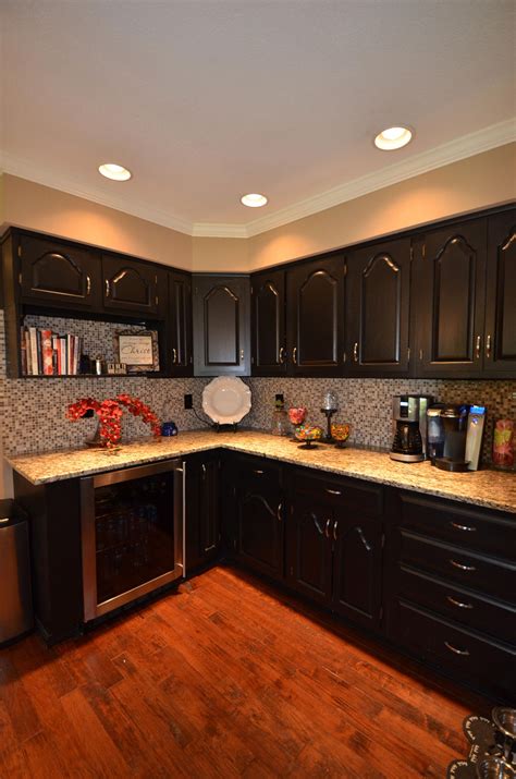 #PaintingOakCabinetstips | Beautiful kitchen cabinets, Oak cabinets, Black kitchens