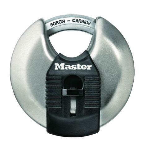 Master Lock M40XD Magnum 2-3/4 in. Wide Stainless Steel Discus Keyed Padlock with 5/8 in. Long ...