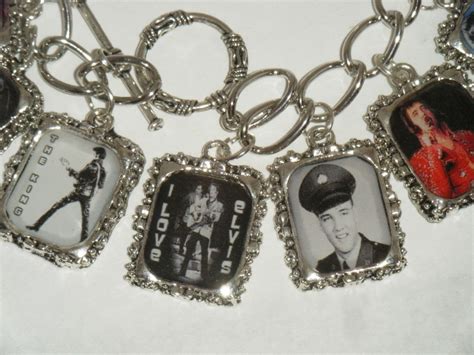 Elvis Charm Bracelet Altered Art - Etsy