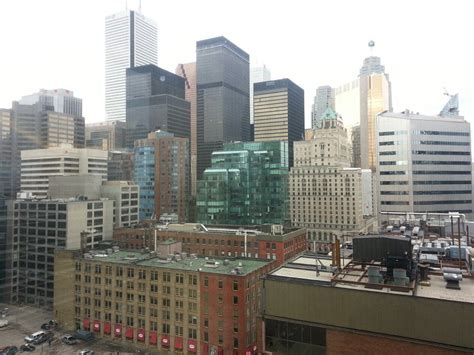 [X-post: /r/toronto] This is the view from my hotel downtown. You guys ...