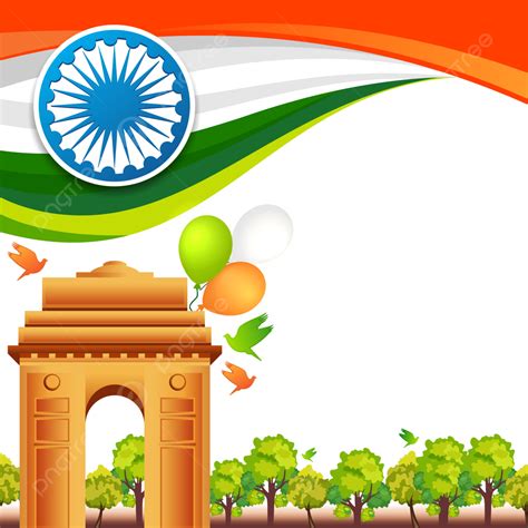 India Republic Day Vector Hd Images, India Gate 26th January Republic Day Of Decorative Element ...