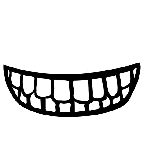 Public Domain Clip Art Image | Mouth with teeth | ID: 13936188013656 ...