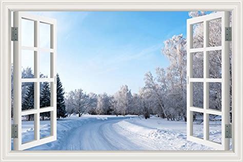 Spectacular Faux Winter Window Scenes