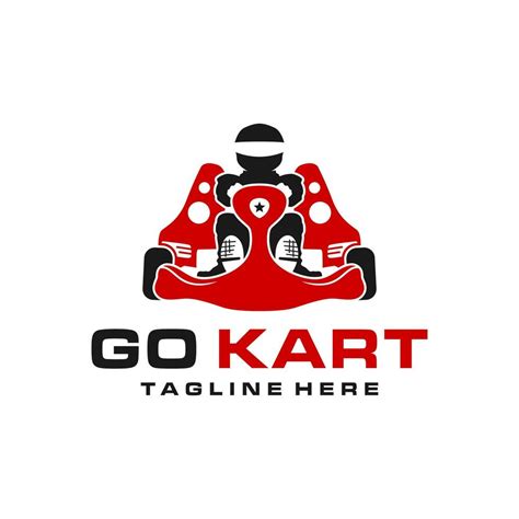 go kart racing sport logo design 24605620 Vector Art at Vecteezy