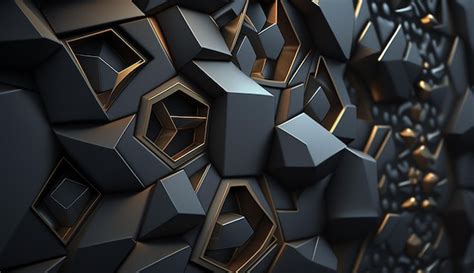 Premium Photo | 3d geometric shape as background ai generated image