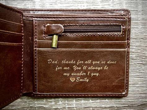 Personalized Leather Wallet | Best Father's Day Gifts From Etsy | POPSUGAR Family Photo 19