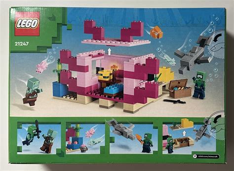 LEGO Minecraft The Axolotl House 21247 (242 Pieces) -New-Sealed-SHIP FAST🔥🔥 | eBay