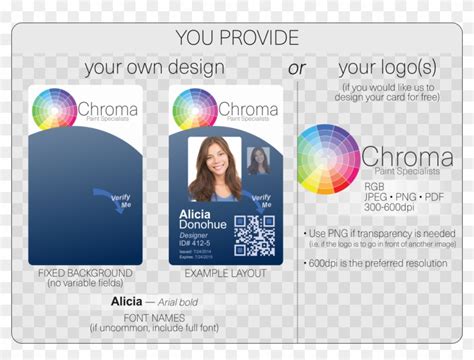 Id Card Design Instructions - Employee Id Card Size In Cm, HD Png Download - 1264x900(#2709239 ...