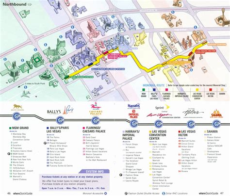 Printable Las Vegas Monorail Map