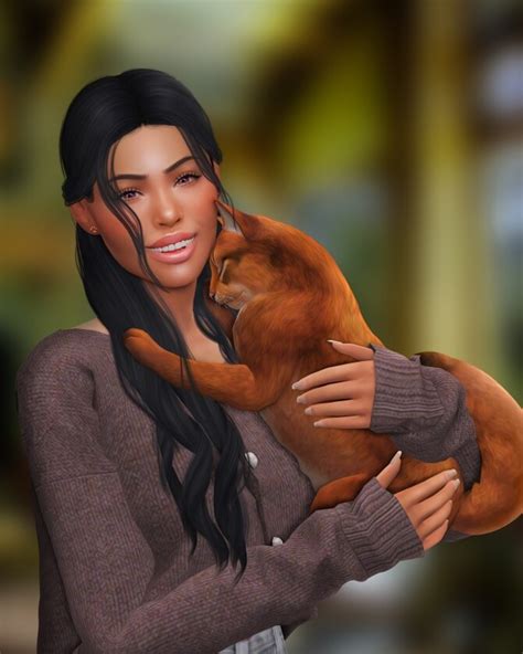 Posing with a Cat Pose Pack at Katverse » Sims 4 Updates