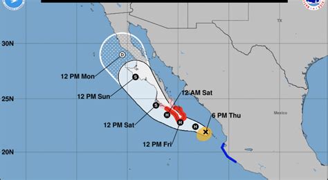 Hurricane California 2023 Map