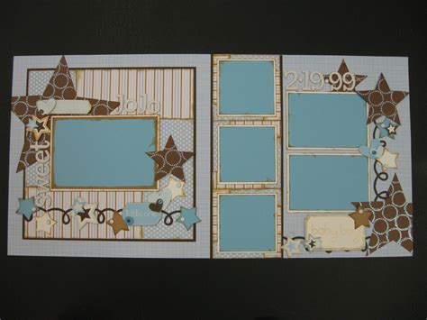 Cricut scrapbook layout | Boy scrapbook layouts, Kids scrapbook ...