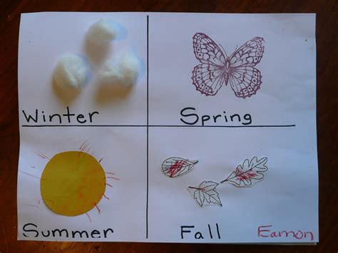 Toddler Craft - Four Seasons | Chris and Jenni | Flickr