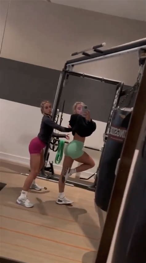 Cavinder Twins show off incredible toned bums during brutal workout as ...