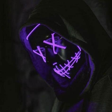 Purge LED masks - Purple | Cool Mania