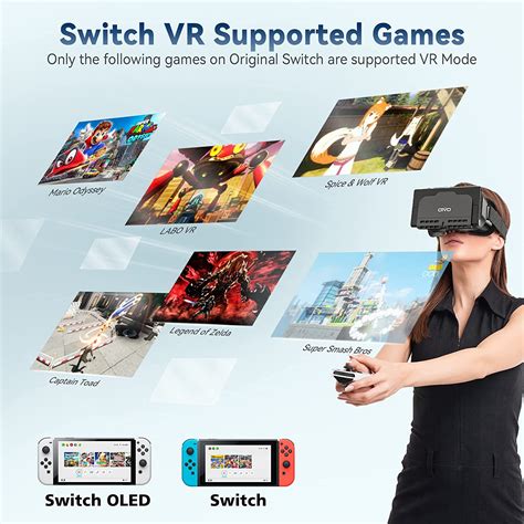 VR Headset for Nintendo Switch & Switch OLED Model, OIVO Labo VR ...