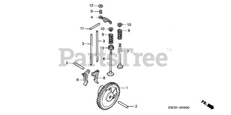 Honda GX31 SA (GCAG) - Honda Engine, Made in Japan (SN: GCAG-1000001 - GCAG-2099999) CAMSHAFT ...