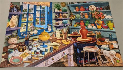 Pottery Studio, Wentworth, 500 wooden pieces : r/Jigsawpuzzles