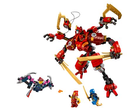 LEGO Set 71812-1 Kai's Ninja Climber Mech (2024 Ninjago) | Rebrickable - Build with LEGO