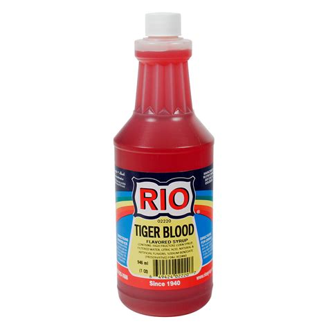 RIO® Tiger Blood Snow Cone Syrup (Quart)