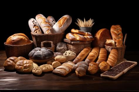 Premium AI Image | varied bread and pastries