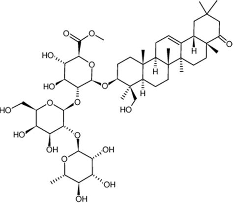 Base chemical structure of saponin. | Download Scientific Diagram