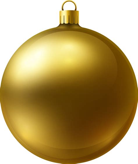 Gold Christmas ball 11835370 PNG