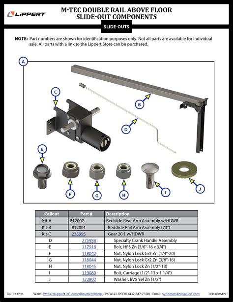 (M-Tec) Slide-Outs | Lippert Customer Care Center