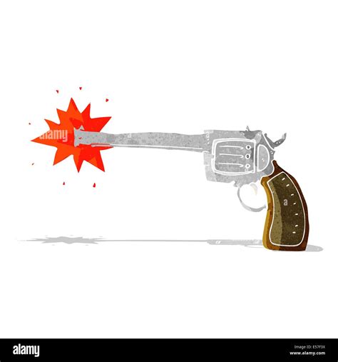 cartoon firing gun Stock Vector Image & Art - Alamy