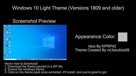 Windows 10 Light Theme (Versions 1809 And Older) by nc3studios08 on DeviantArt