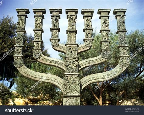 Menorah By Knesset, Jerusalem Stock Photo 57425458 : Shutterstock